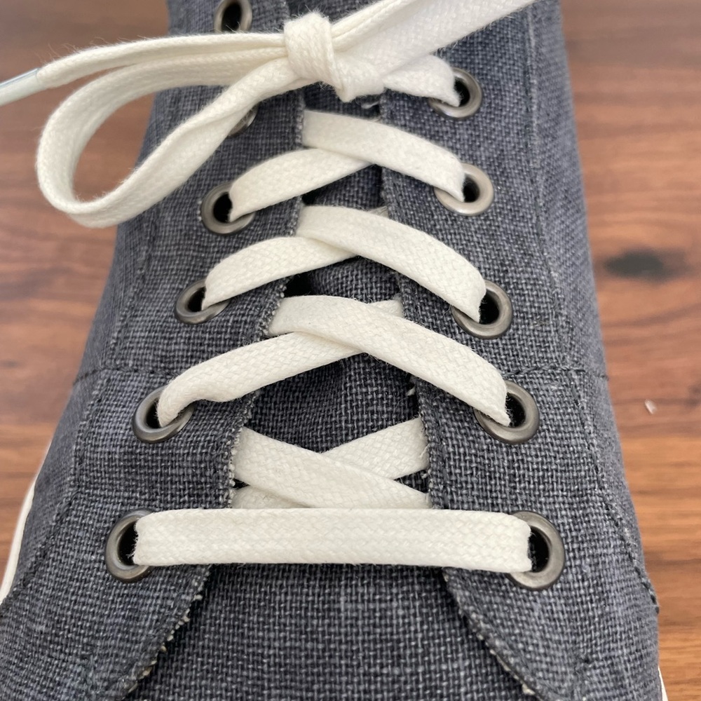 Banana Republic Men's Blue Ortholite Nicklas Canvas Sneakers Like New Size 10M